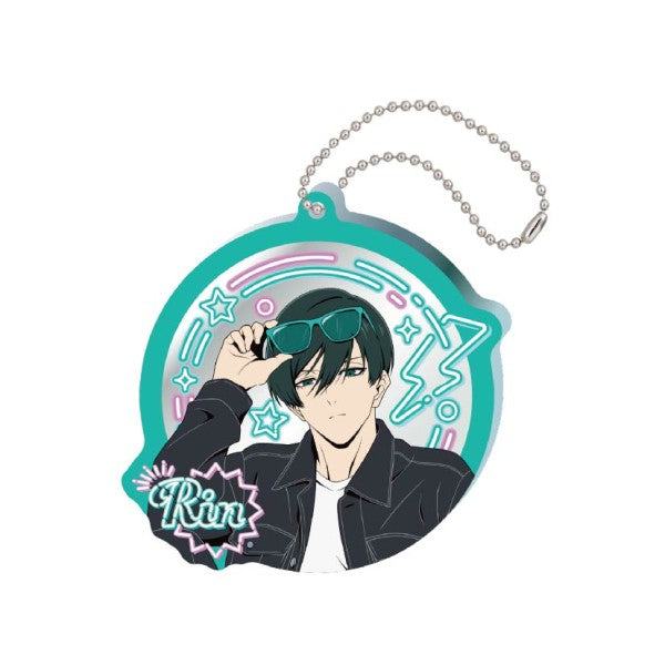 『ブルーロック』ネオンサイン風ミラーアクリルキーホルダー /(2)糸師凛